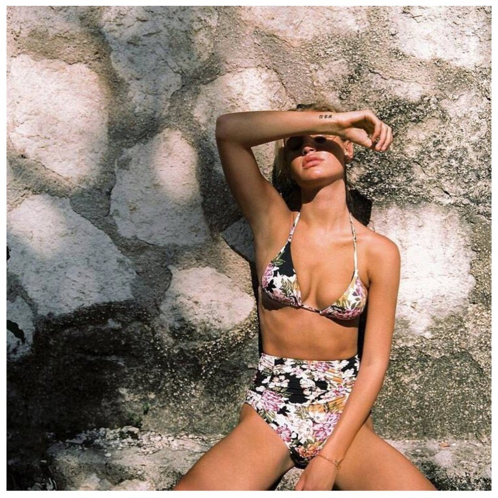 Vitamin A Swim Gia Triangle Bikini Top - Ambrosia